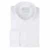 Mens White Club Collar Shirt
