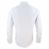 Mens White Club Collar Shirt
