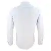 Mens White Club Collar Shirt