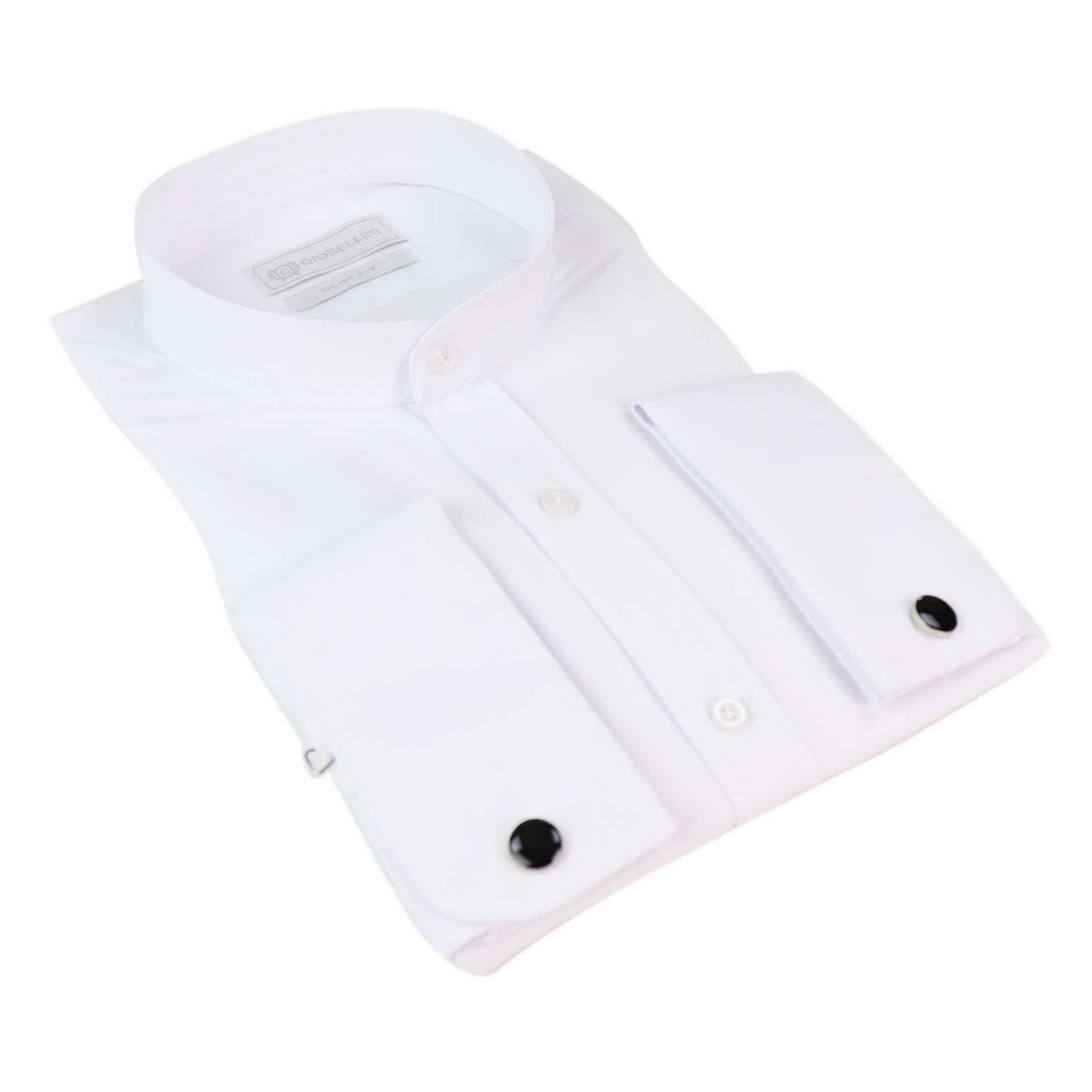 Mens White Nehru Collar Shirt + Removable Collar: Buy Online - Happy ...