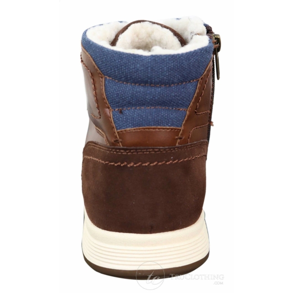 Mens Winter PU Leather Boots