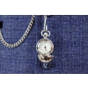 Mens Tweed Blue 3 Piece Check Suit Pocket Watch Tailored Fit Peaky Blinders