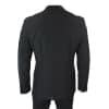 Paul Andrew Regent Black - Mens 3 Piece Black Classic Satin Tuxedo Dinner Suit Tailored Fit Wedding Prom