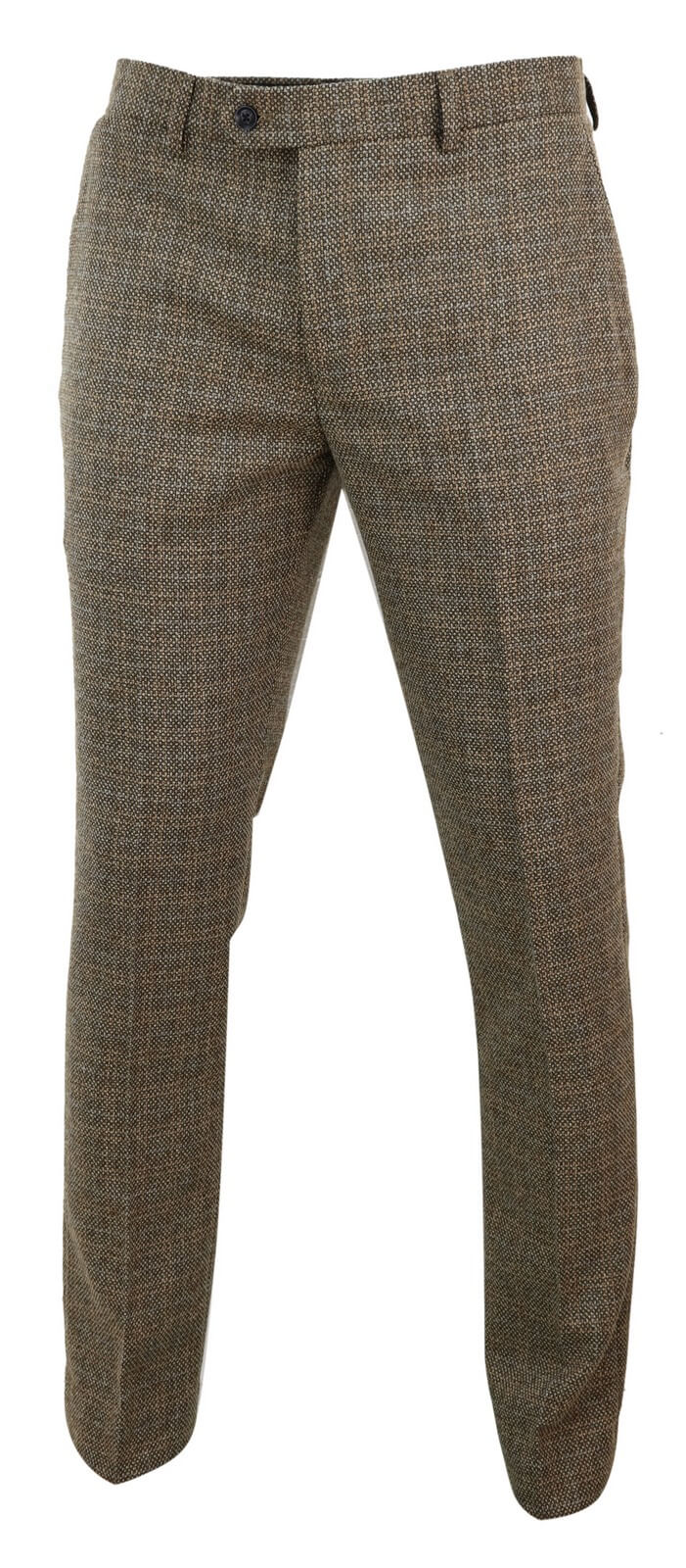 Mens Brown Tweed Suit Trousers: Buy Online - Happy Gentleman