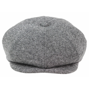 Mens Grey Tweed 8 Panle Peaky Blinders Hat – Marc Darcy Rayford