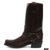 Unisex Real Leather Hi Biker Boots Rock Punk Grinders Buckle Cowboy Riding