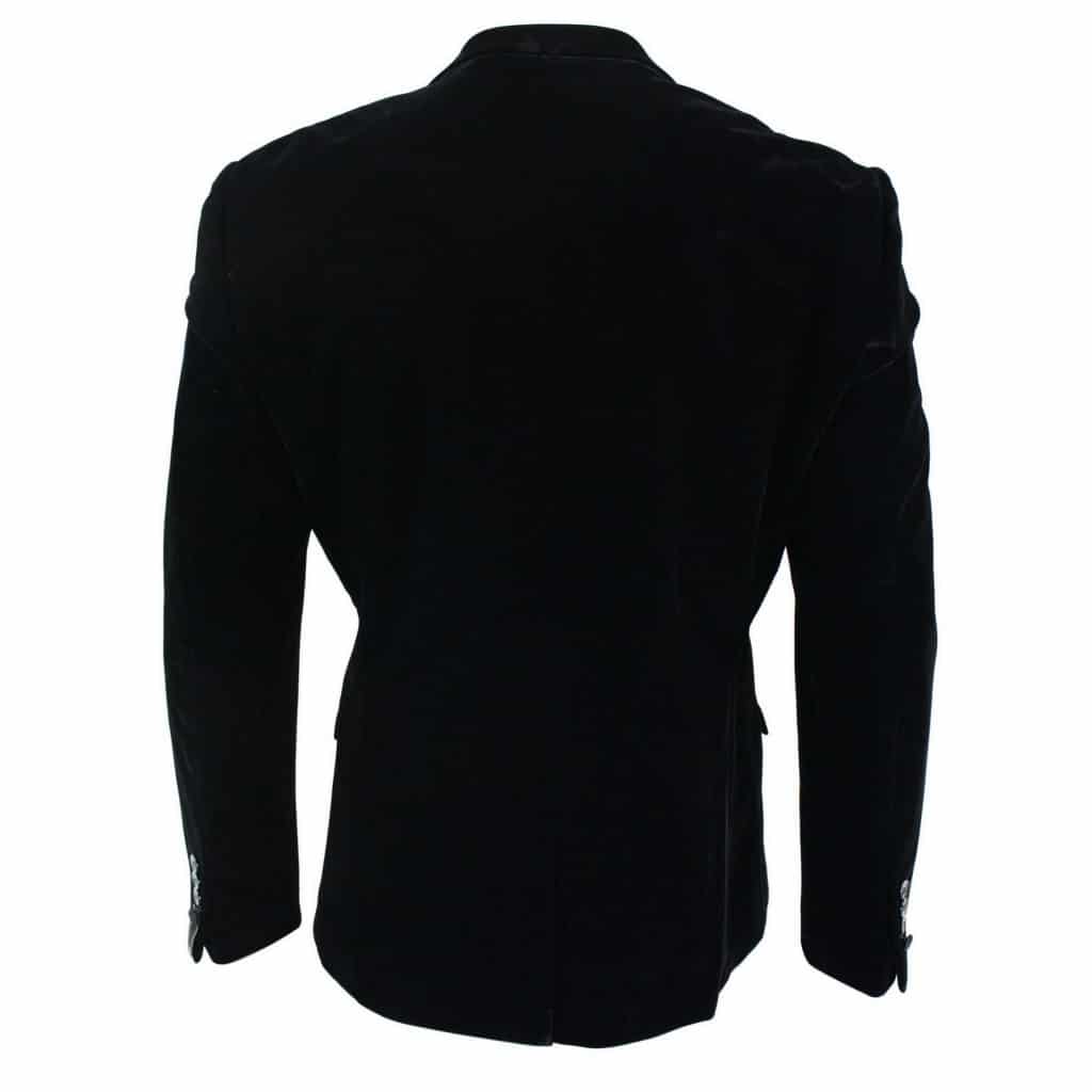 Cavani Rosa - Mens Soft Velvet Black Navy 1 Button Dinner Jacket Tuxedo ...