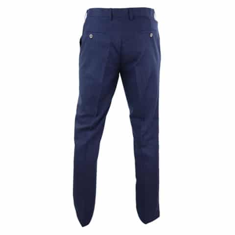 Mens Navy-Blue Pinstripe Trousers - Cavani Rosselli: Buy Online - Happy ...