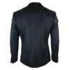Marc Darcy Simon Mens Velvet Paisley Black Fit Blazer Tuxedo Dinner Jacket Smart Casual