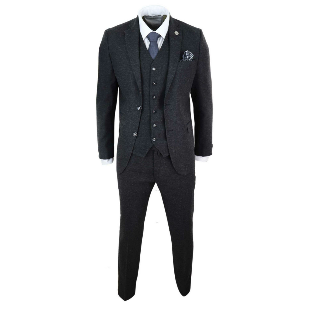 Mens Black Vintage 1920s Suit: Buy Online - Happy Gentleman United States