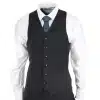 Mens Black Vintage 1920s Suit