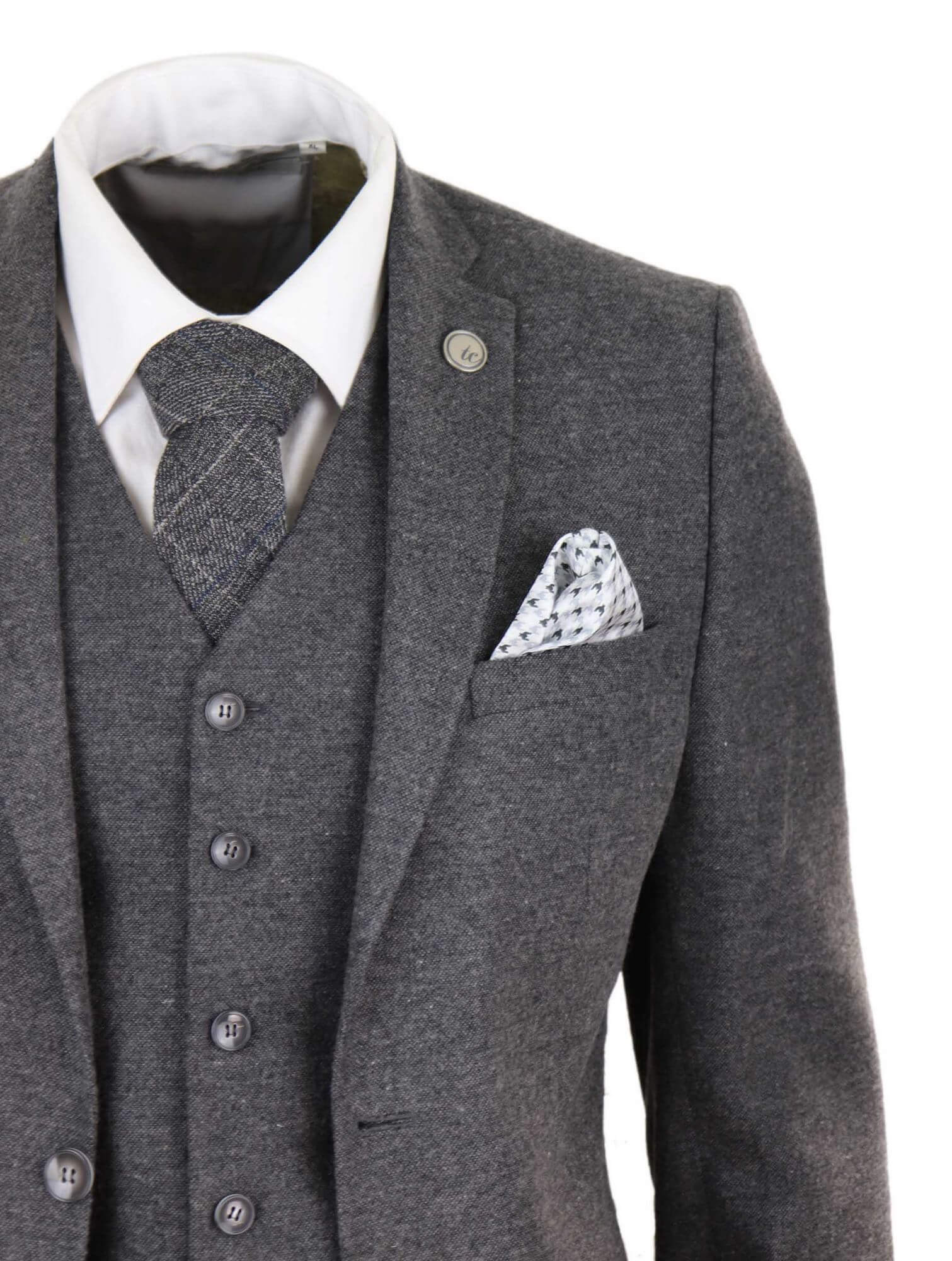 Gray Tweed Suit