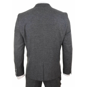 Mens Grey Wool Suit: Buy Online - Happy Gentleman