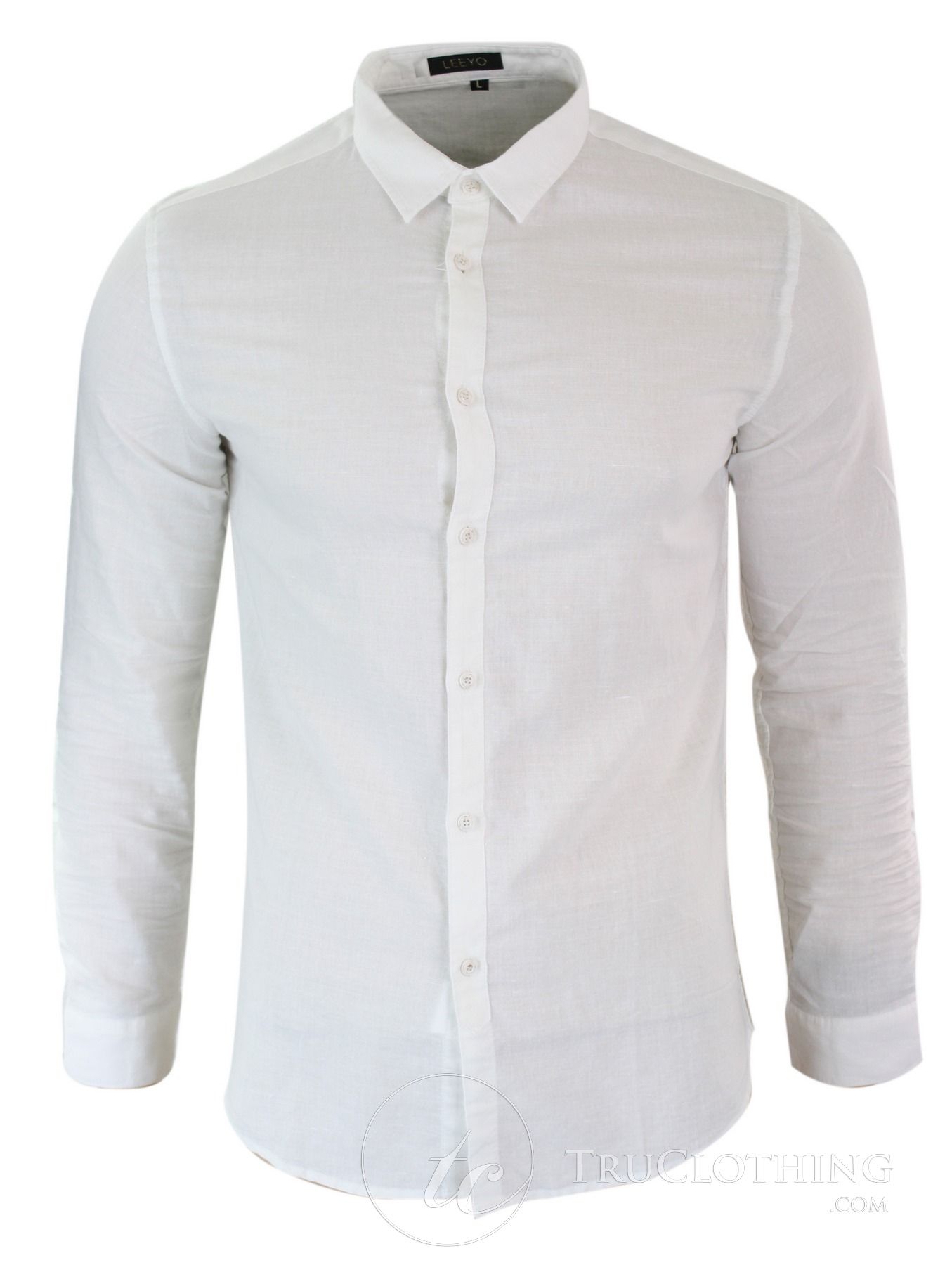 Z301 - Mens Summer Holiday Linen Collar Shirt Button Beach Light Slim ...