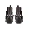 Mens Real Leather Cowboy Boots with Chain