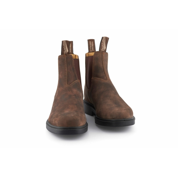 Blundstone 1306 Rustic Brown Chisel Toe Australian Chelsea Boots