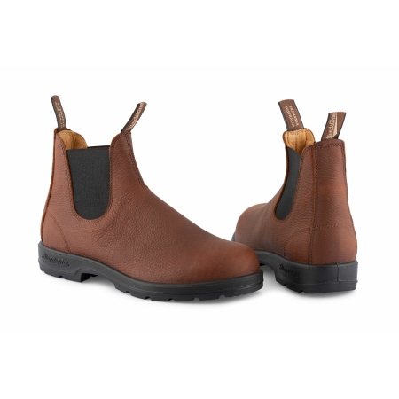 Blundstone 1445 Pebble Brown Leather Chelsea Boot: Buy Online - Happy ...