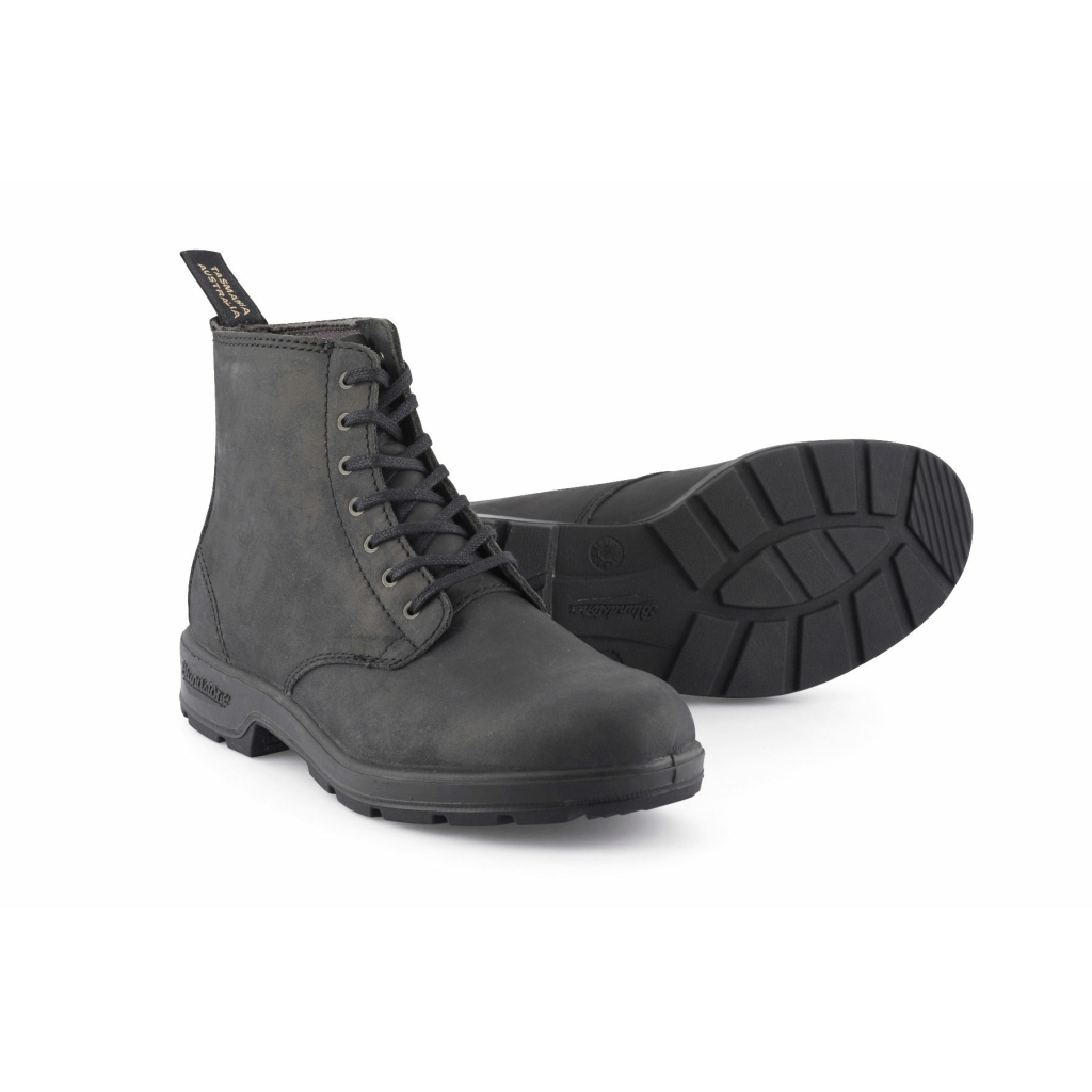 Blundstone 1451 Rustic Black Leather Boots: Buy Online - Happy Gentleman