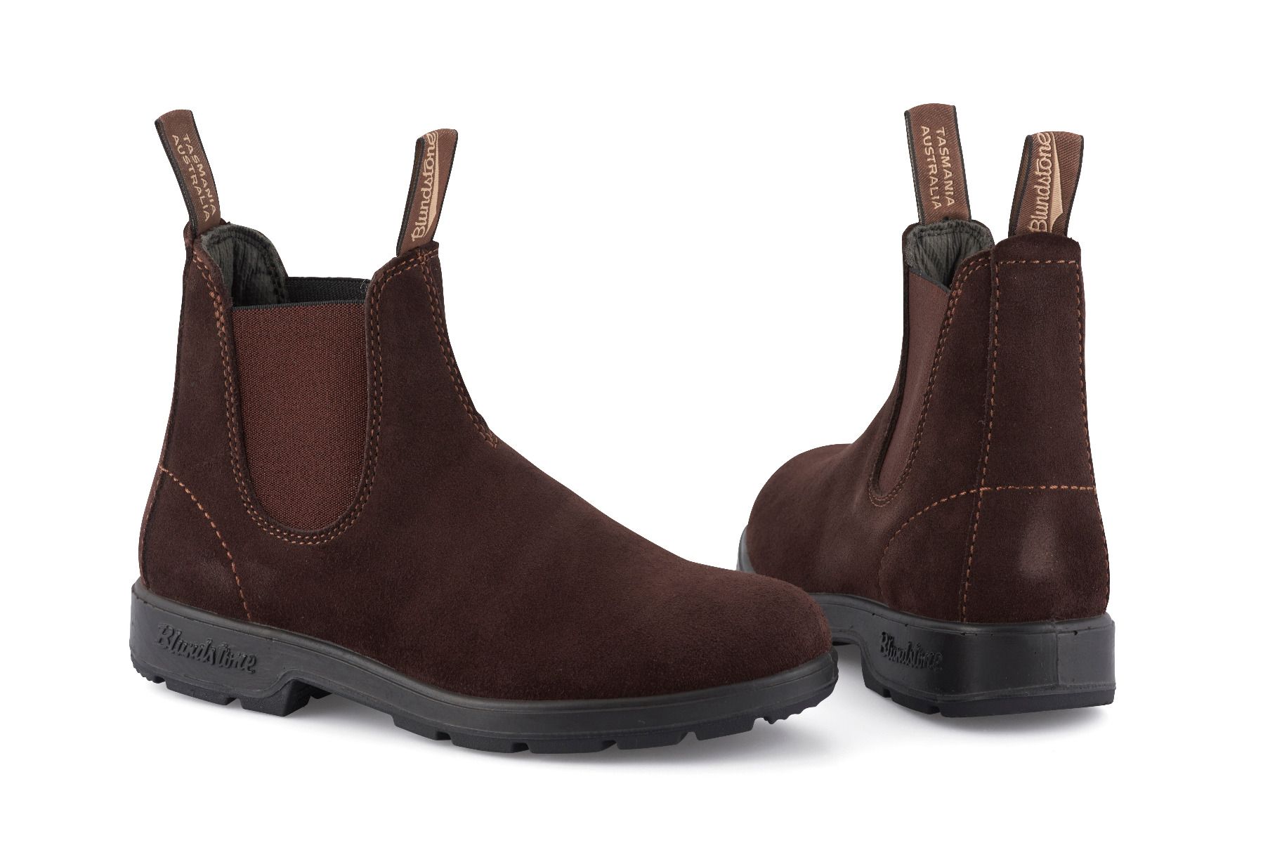 Blundstone 1458 Brown Suede Chelsea Boots: Buy Online - Happy Gentleman