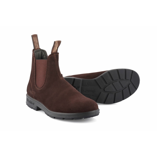 Blundstone 1458 Brown Suede Chelsea Boots