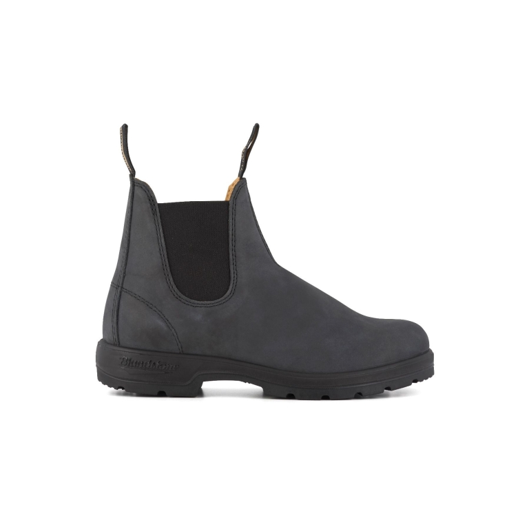 blundstones black leather