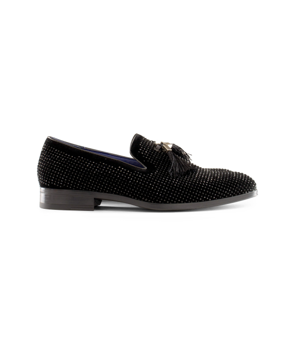 Mens Diamond Dancing Shoes with Tassels