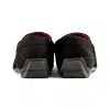 Mens Suede Square Toe Slip On Shoes