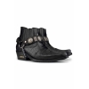 Mens Real Leather Cowboy Boots with Cuban Heel