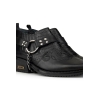 Mens Real Leather Riding Shoes with Chain