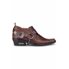 Mens Real Leather Riding Shoes with Chain