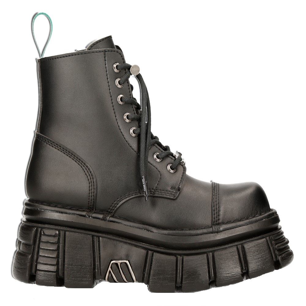 New Rock Boots Style M.NEWMILI083 S1 Black Unisex Steel Toe