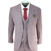 Mens Blush Pink Summer Linen Suit