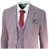 Mens Blush Pink Summer Linen Suit