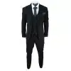 Mens Black 3 Piece Suit