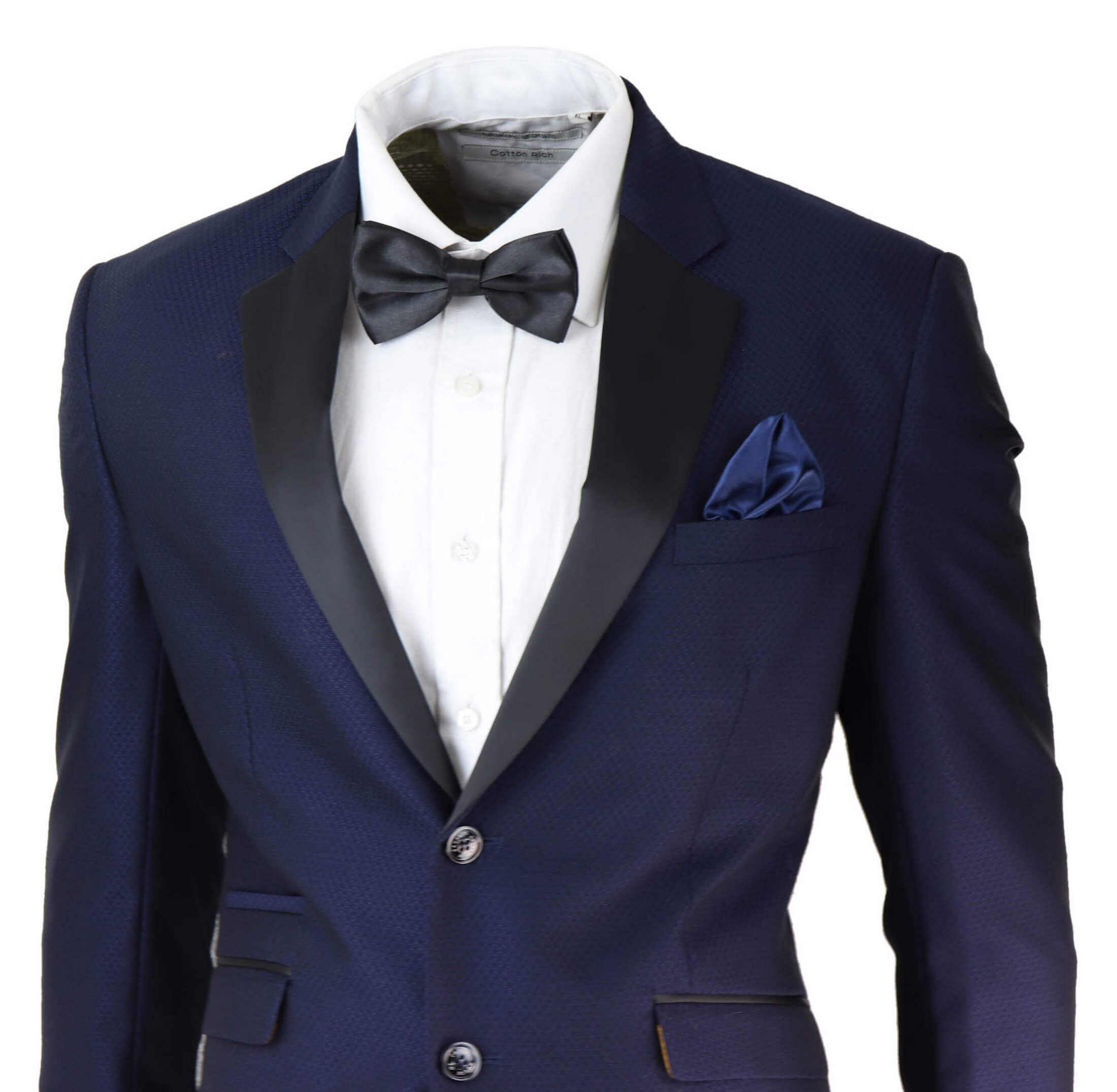 Mens Blue Tuxedo Dinner Suit: Buy Online - Happy Gentleman