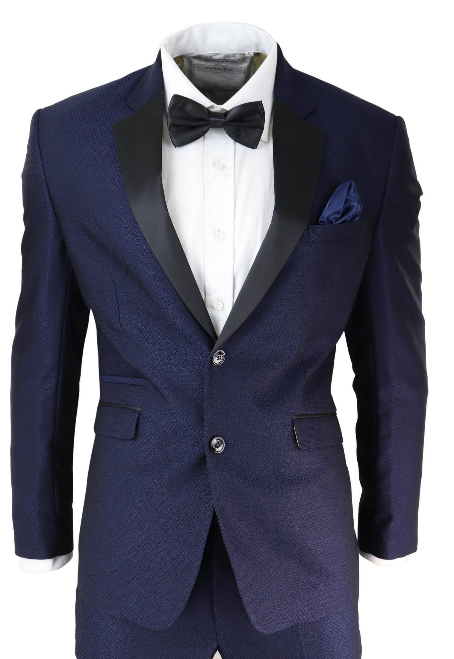 Mens Blue Tuxedo Dinner Suit Buy Online Happy Gentleman