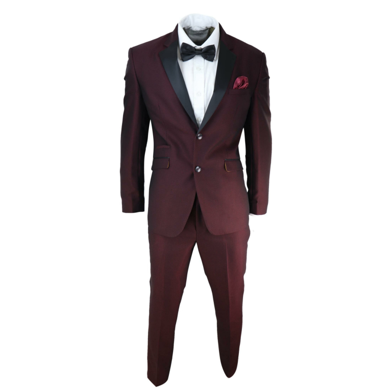 Mens Wine Tuxedo Dinner Suit: Buy Online - Happy Gentleman United States