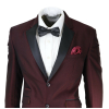 Mens Wine Tuxedo Dinner Suit