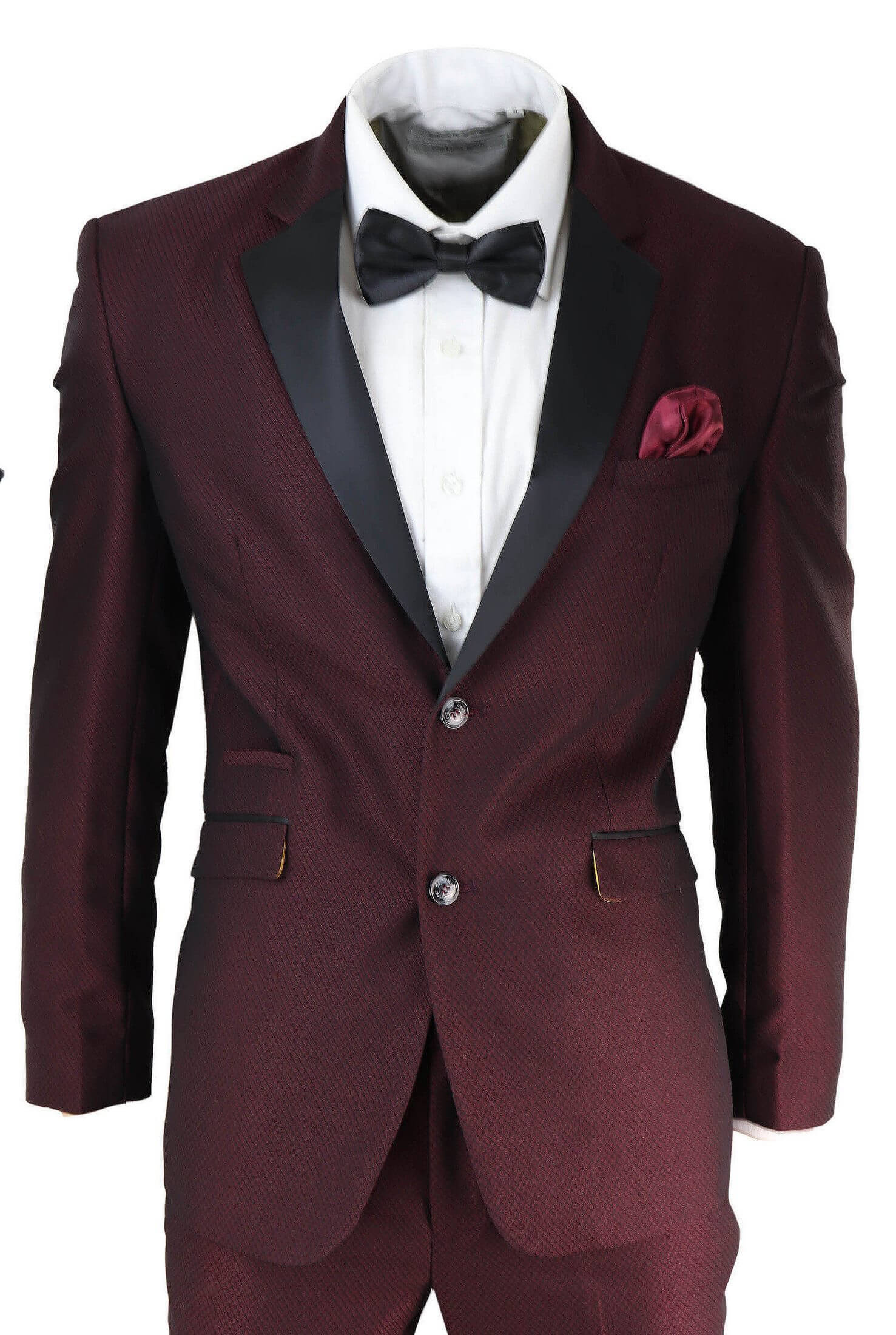 Mens Wine Tuxedo Dinner Suit: Buy Online - Happy Gentleman