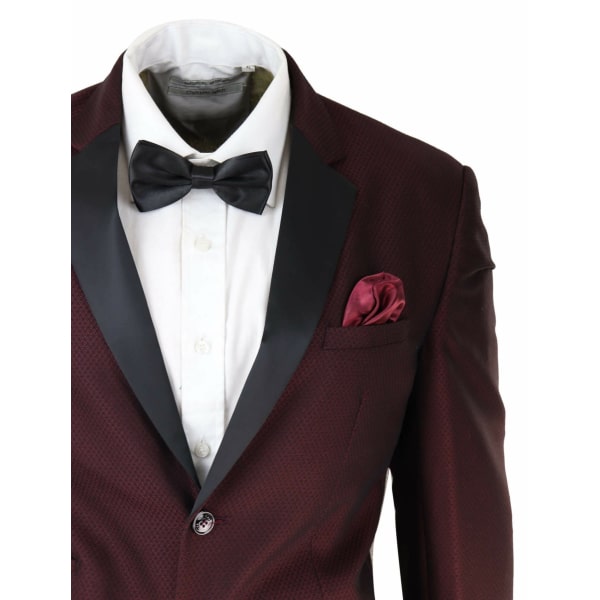 Mens Wine Tuxedo Dinner Suit: Buy Online - Happy Gentleman