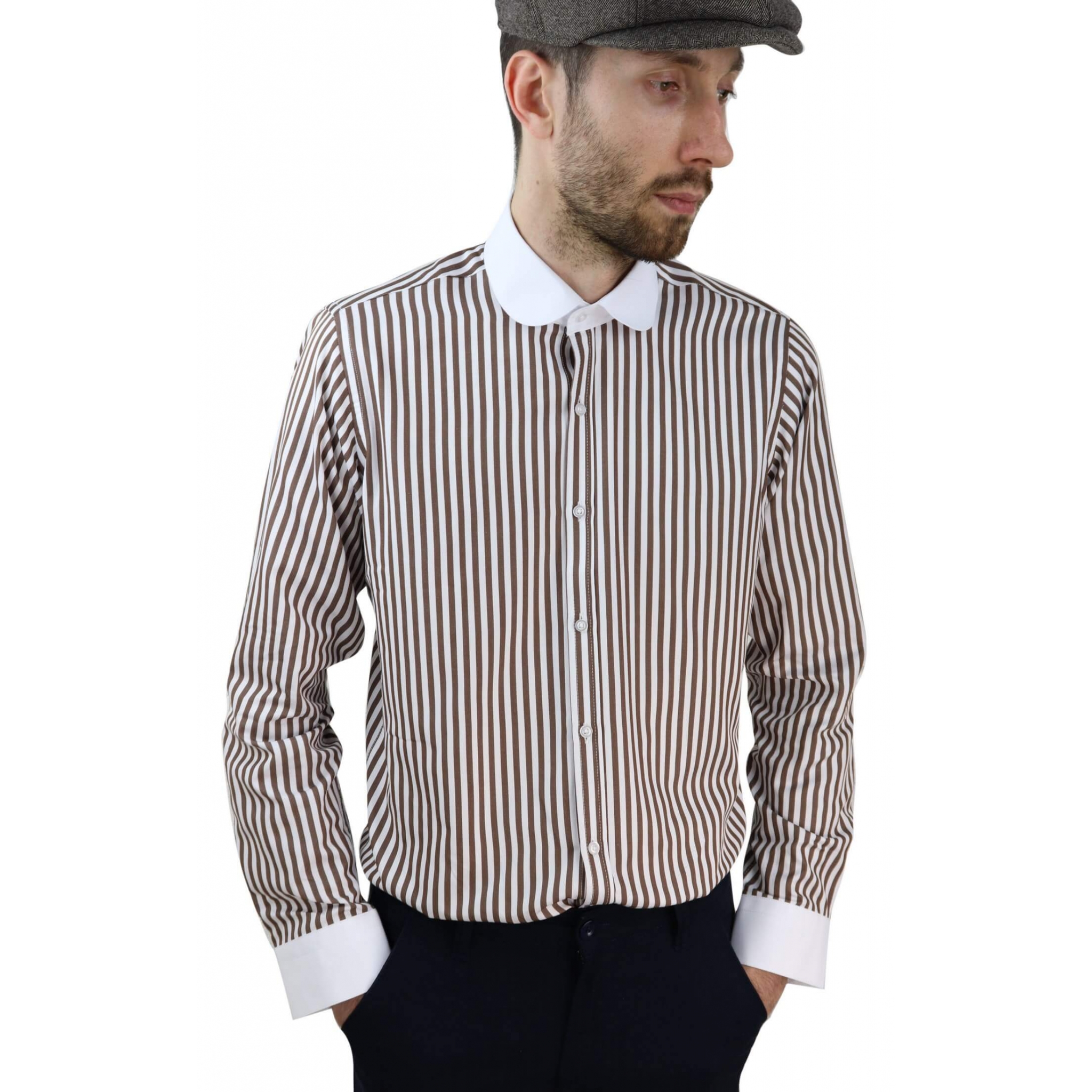 Mens Penny Collar Shirt: Buy Online - Happy Gentleman