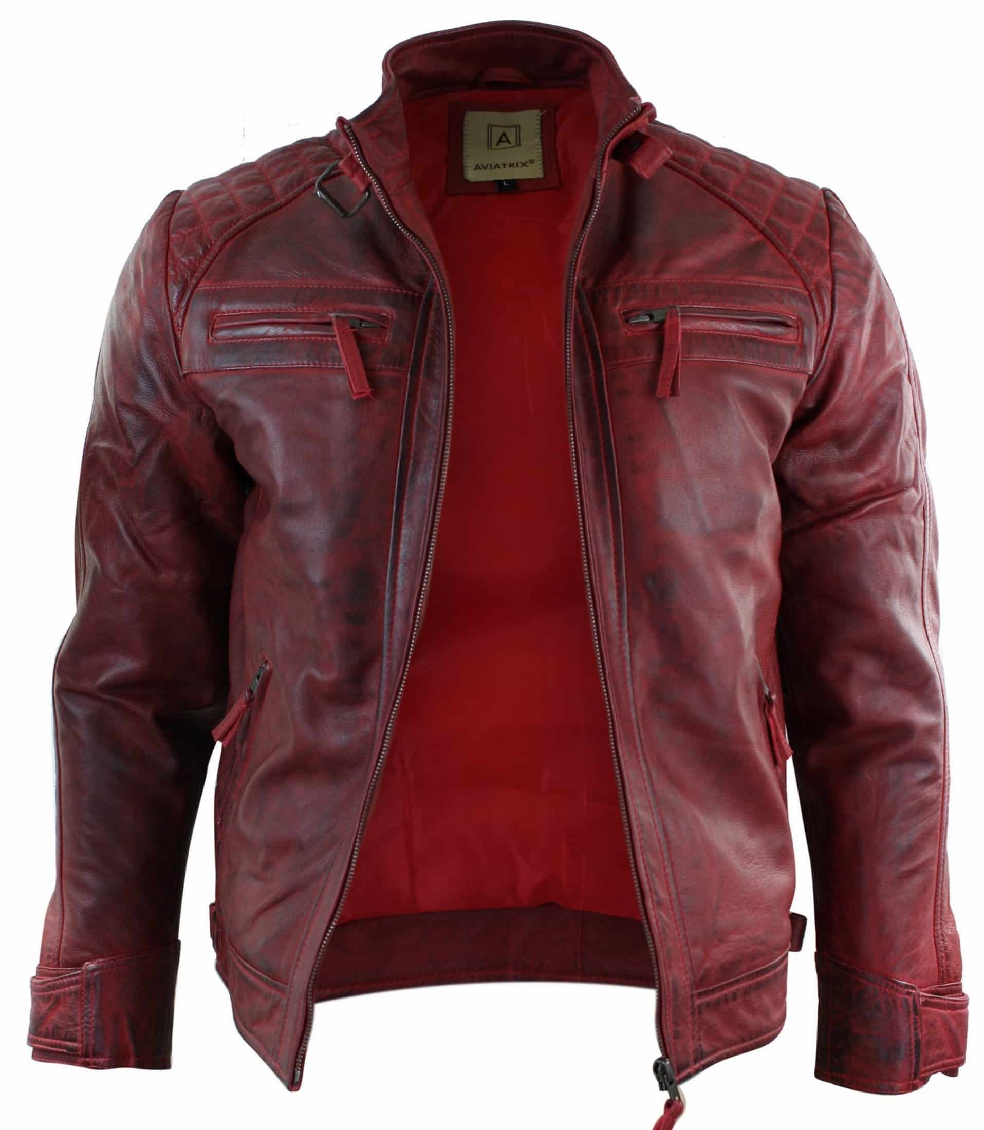 Red Leather Jacket For Women  Best Leather Jacket in Nepal