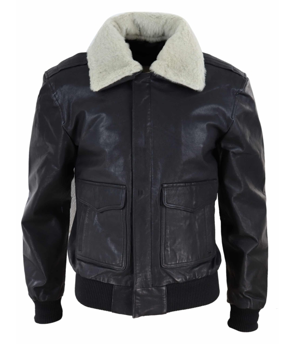 Mens Air Force Aviator Bomber Jacket