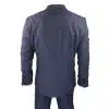 Blue-Grey Sheppard's Check 3 Piece Suit - RK20-11