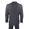 Dark-Grey Sheppard's Check 3 Piece Suit - RK20-12