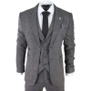 Men's Grey Glen Check 3 Piece Suit