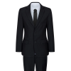 Boys Black 5 Piece Suit Blazer Waistcoat Shirt Tie Trousers Wedding Funeral
