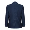 Boys Navy Blue 3 Piece Tweed Birdseye Suit Smart Formal Wedding Classic 1920s