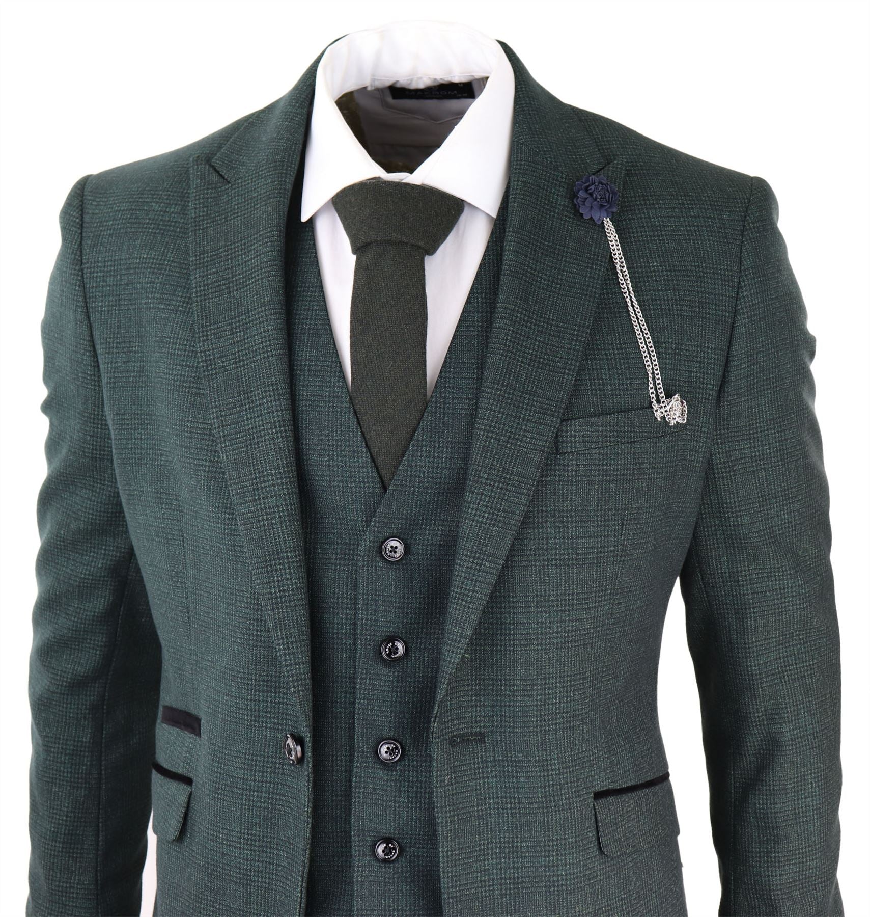 Men 3 Piece Suit Olive Green | Wedding Suit | Slim Fit Suit | Sainly– SAINLY