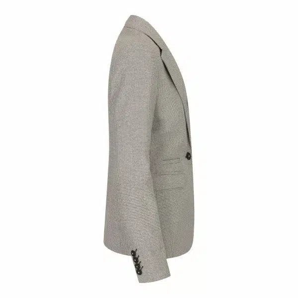 Ladies Tweed Beige Blazer Wool Classic Hunting Jacket Vintage 1920s Retro